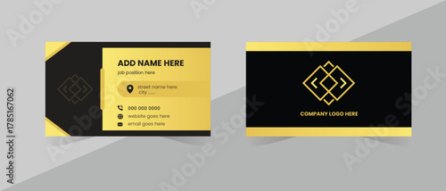Creative modern business card design