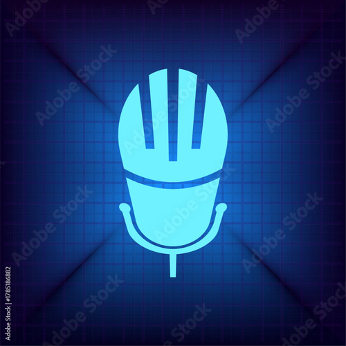 Vector illustration on a blue background