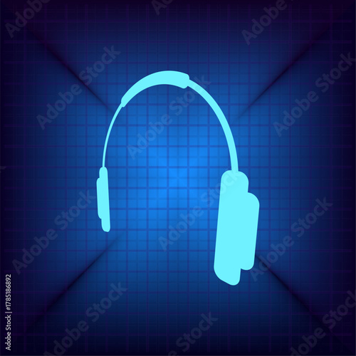 Vector illustration on a blue background