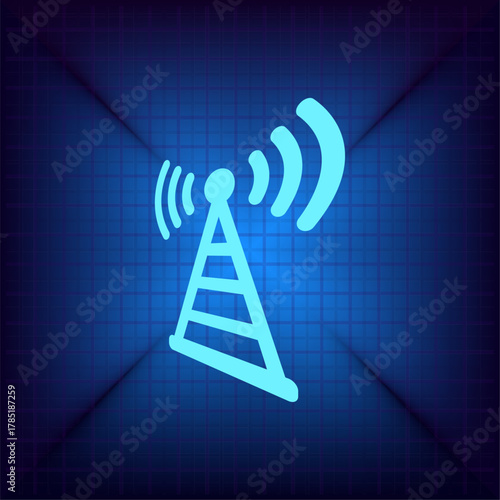 Vector illustration on a blue background