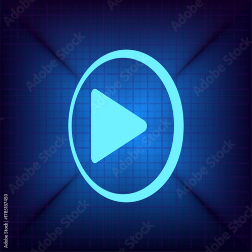 Vector illustration on a blue background