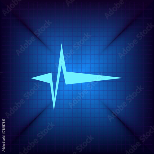 Vector illustration on a blue background