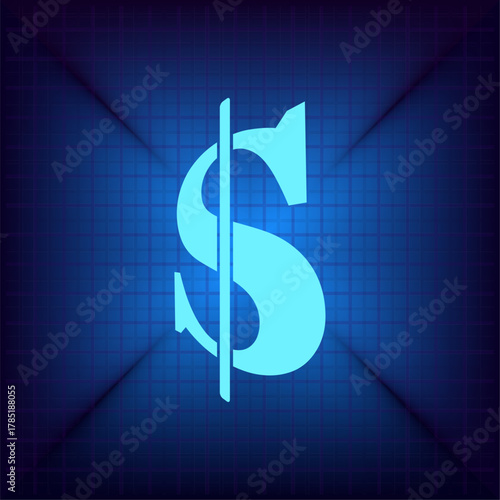 Vector illustration on a blue background