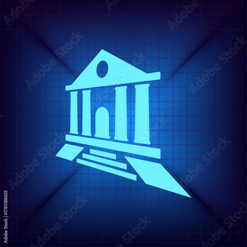 Vector illustration on a blue background