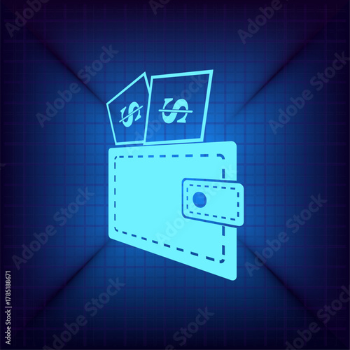 Vector illustration on a blue background