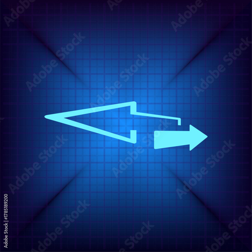 Vector illustration on a blue background