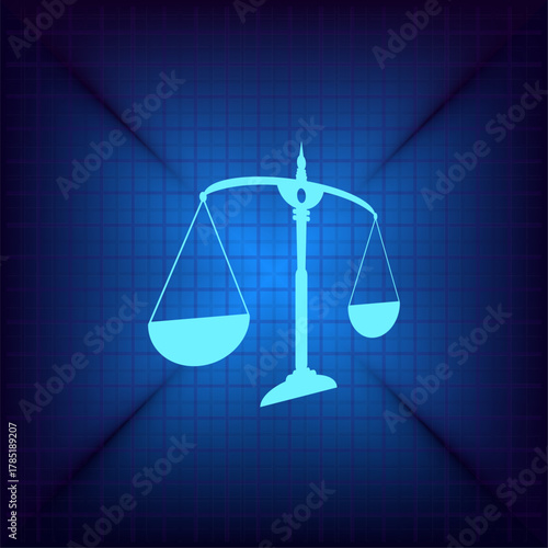 Vector illustration on a blue background