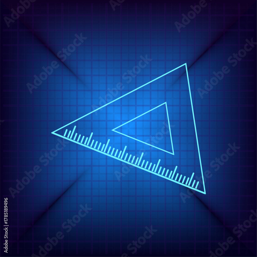 Vector illustration on a blue background