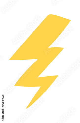Thunderbolt element thunderstorm condition symbol