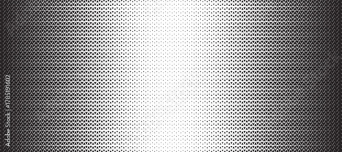 Triangle linear halftone pattern background. Abstract geometric backdrop with trendy mosaic effect. Dynamic fade.