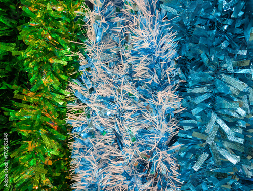 Christmas tree tinsel