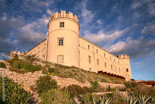 Kraljevica, Croatia: the ancient Frankopan Castle Nova Kraljevica in the picturesque village on the Adriatic Sea