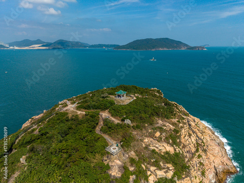 Photography Hong Kong - The coastline around Shak O Beach from a drone perspective