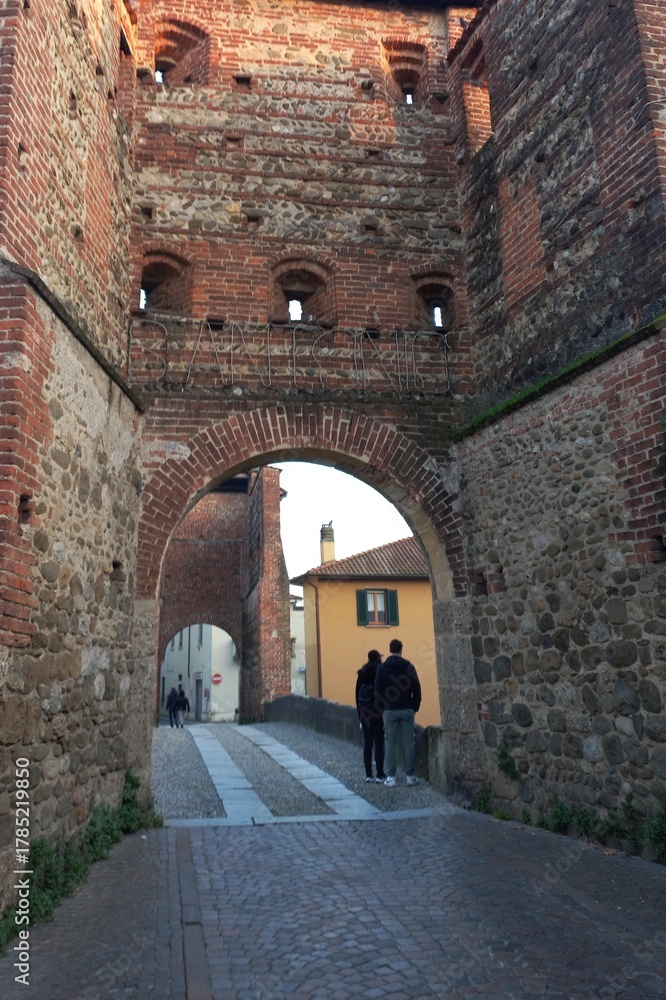 Naklejka premium Vimercate San Rocco Bridge