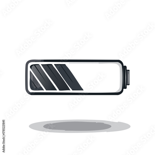 Low Battery Indicator Power Level Energy Symbol Charge Meter Concept