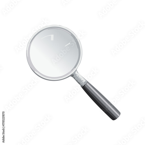 Illustrative Magnifying Glass: Exploration, Discovery, Examination Symbolism