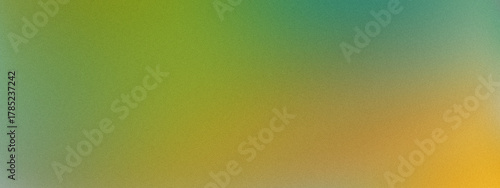 Abstract gradient background in green and yellow tones with fine noise texture, ideal for eco design or banner with copy space