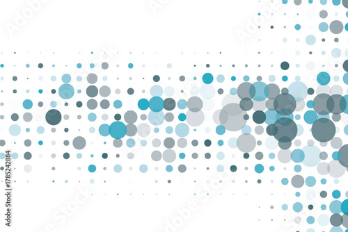 Light BLUE vector layout with circle shapes. Blurred decorative design in abstract style with bubbles. Template for your brand book.