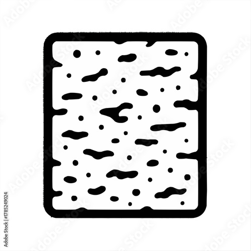 Matzah cracker illustration for Passover celebrations and Jewish holidays events