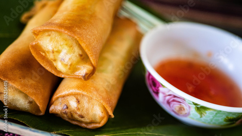 Fototapeta Naklejka Na Ścianę i Meble -  thailand food market street colourful interesting flowers lotus fruit spice