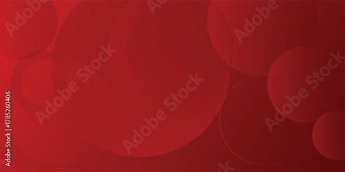 White circle geometric red abstract background gradient illustration