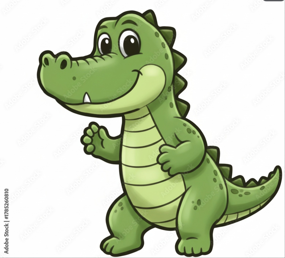 Naklejka premium Crocodilr