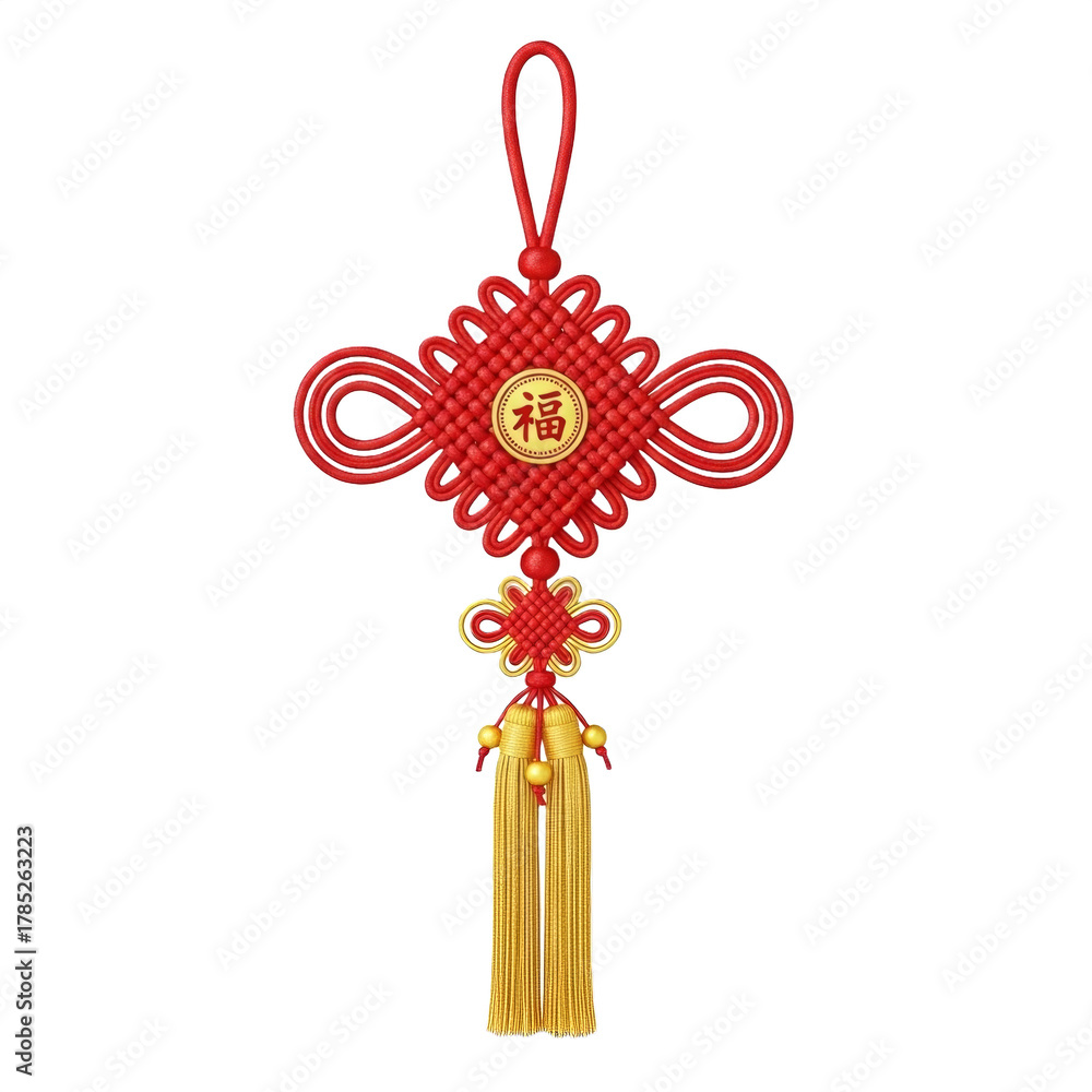 Obraz premium Chinese New Year Elements isolated on white transparent background, PNG 