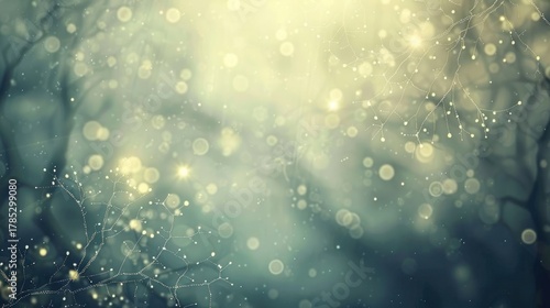 Abstract Light and Tree Branch