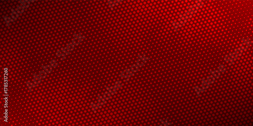 Red gradient with halftone abstract background for backdrop or presentation. red dot background.