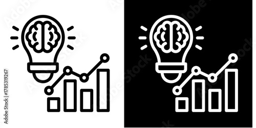 Business Intelligence Icon Set Multiple Style Collection