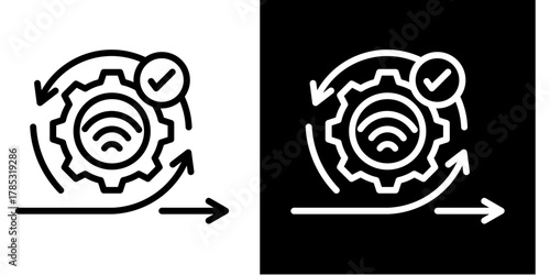 Agile Process Icon Set Multiple Style Collection