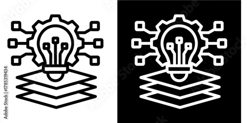 Tech Stack Icon Set Multiple Style Collection