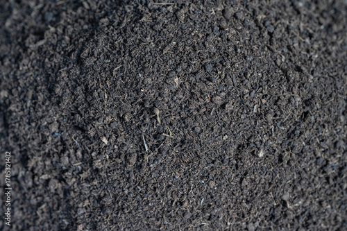 Full frame shot of dry cow dung texture and background. Cow dung is an excellent organic fertilizer that provides essential nutrients, improves soil structure, and increases water retention.