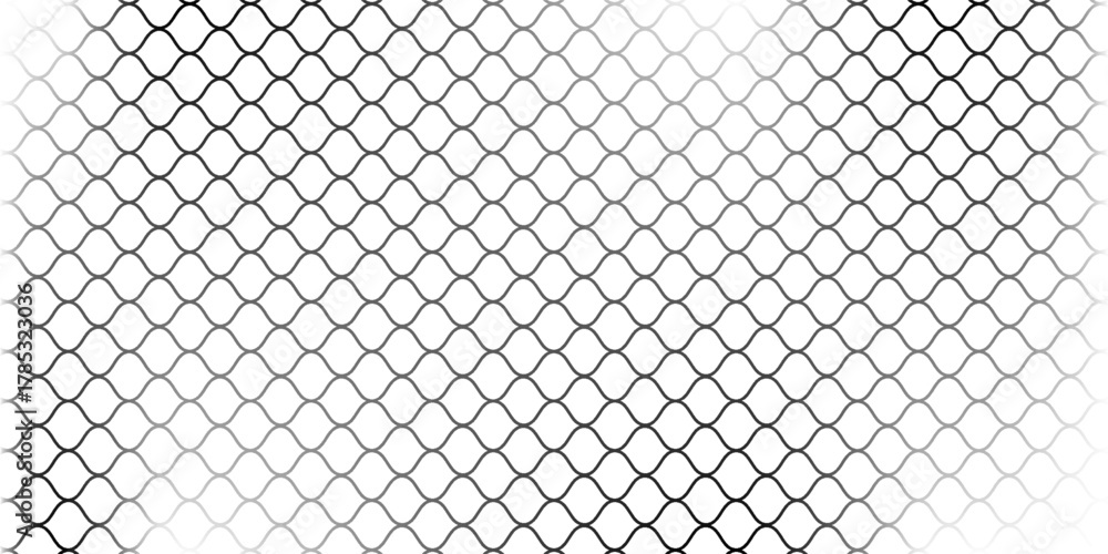 Fototapeta premium Vector Mesh texture for fishing nets. Seamless pattern for sportswear or soccer goal, volleyball net, basketball hoop, hockey, athletics. Abstract net background for sports