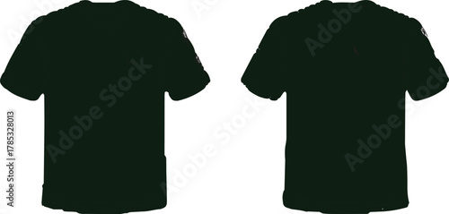 T-Shirt Style: Both shirts have short sleeves and a round neckline, which are classic features of casual wear.