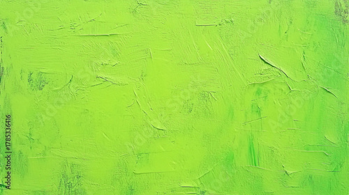 Neon lime green brush stroke paint artistic texture background