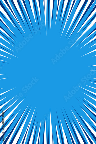 blue sunburst background