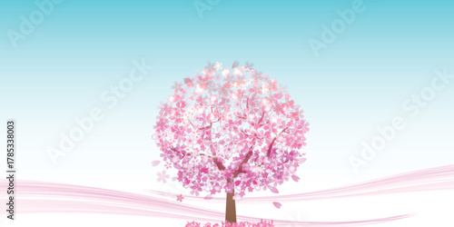 桜　春　風景　背景　