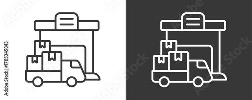 Supplier Icon Set Vector Collection Isolated In Black And White