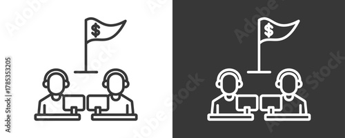 Competition Icon Set Vector Collection Isolated In Black And White