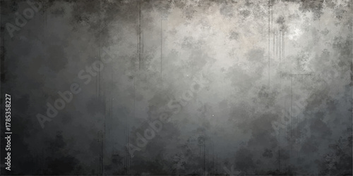 Dark grey grunge concrete wall texture background