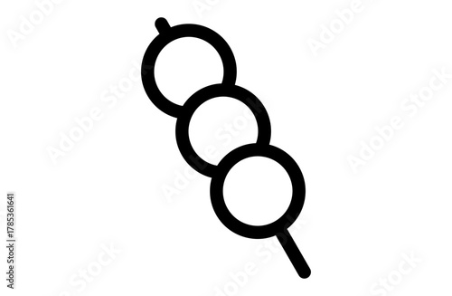 だんごのシンプルなベクターアイコン