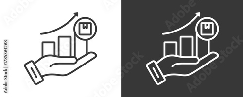 Sales Icon Set Vector Collection Isolated In Black And White