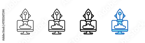 Startup outline style icon