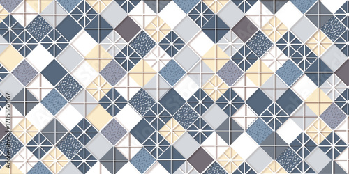 和柄　立体　模様　背景