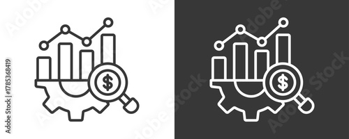 Development Icon Set Vector Collection Isolated In Black And White