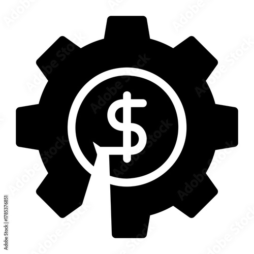 crisis management glyph icon