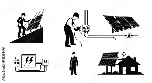 Solar panel installation and repair services for home and business