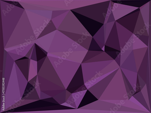 Abstract Low Poly Gemstone Crystal Polygon Background