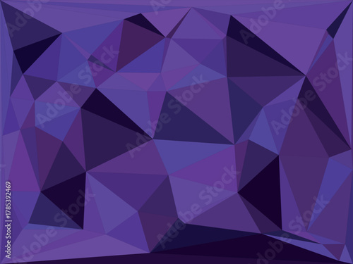 Abstract Low Poly Gemstone Crystal Polygon Background